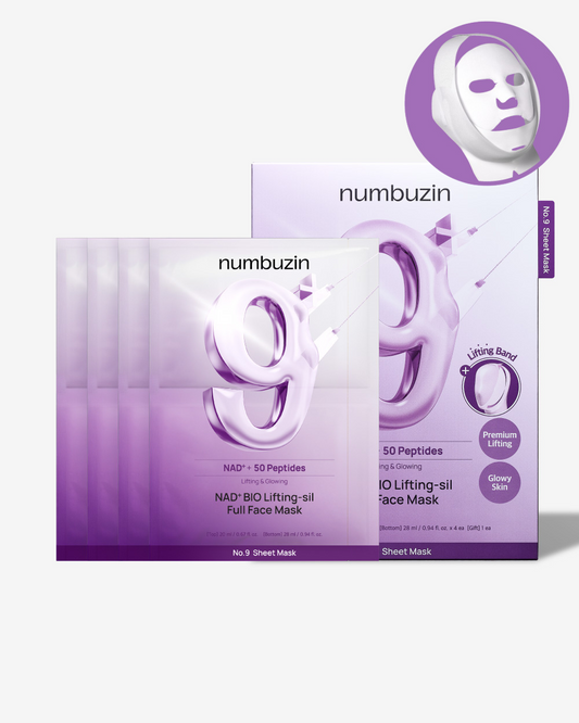 NUMBAZIN No.9 NAD+ BIO Lifting-sil Full Face Mask